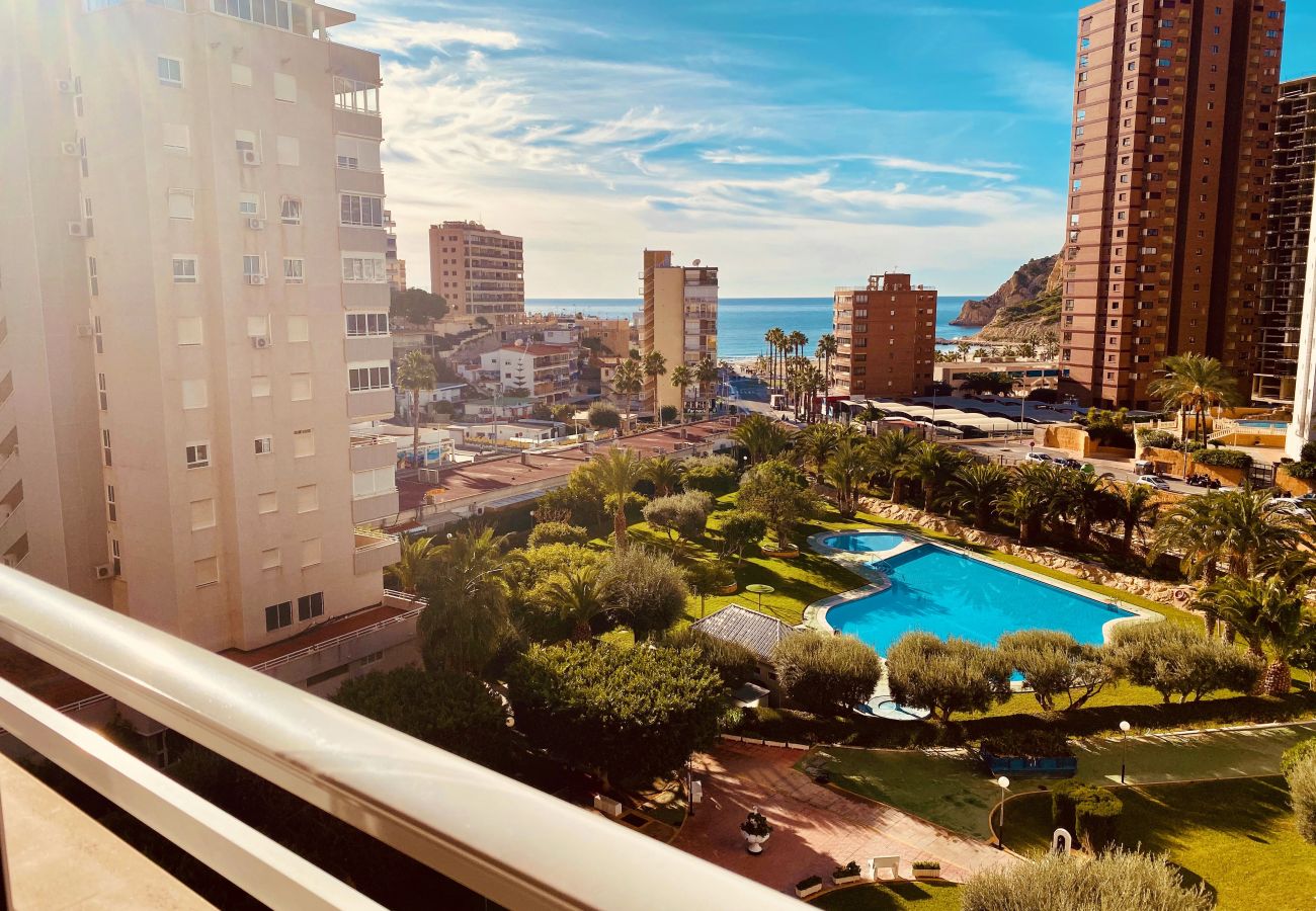 Vistas al mar desde este apartamento vacacional de Cala Finestrat