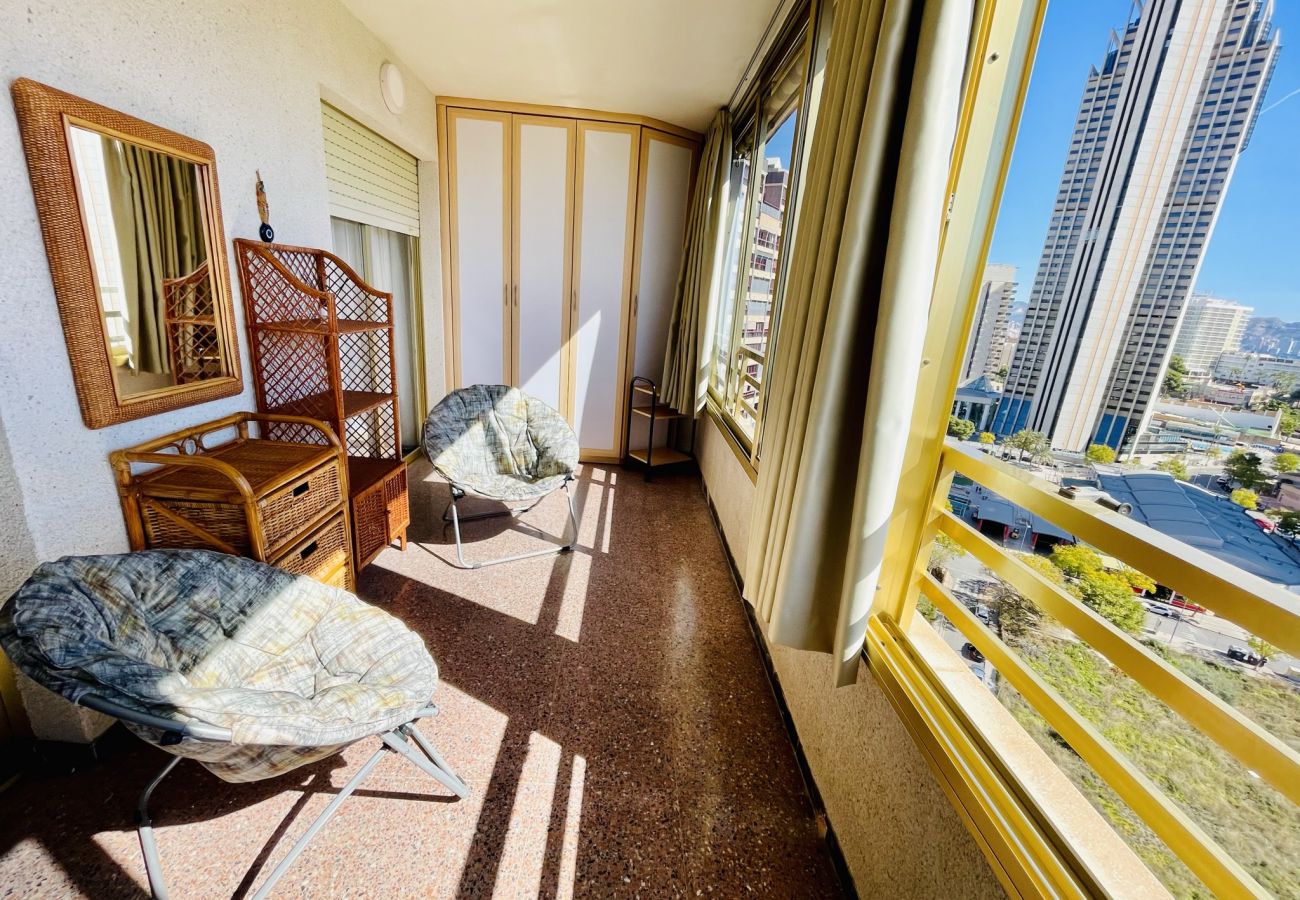 Apartamento Vacacional En Finestrat con Terraza interior con vistas