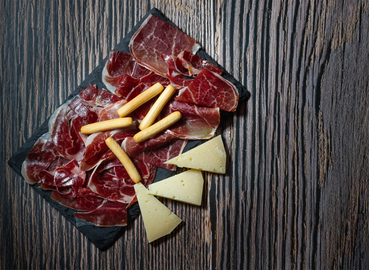 tapa de jamon y queso