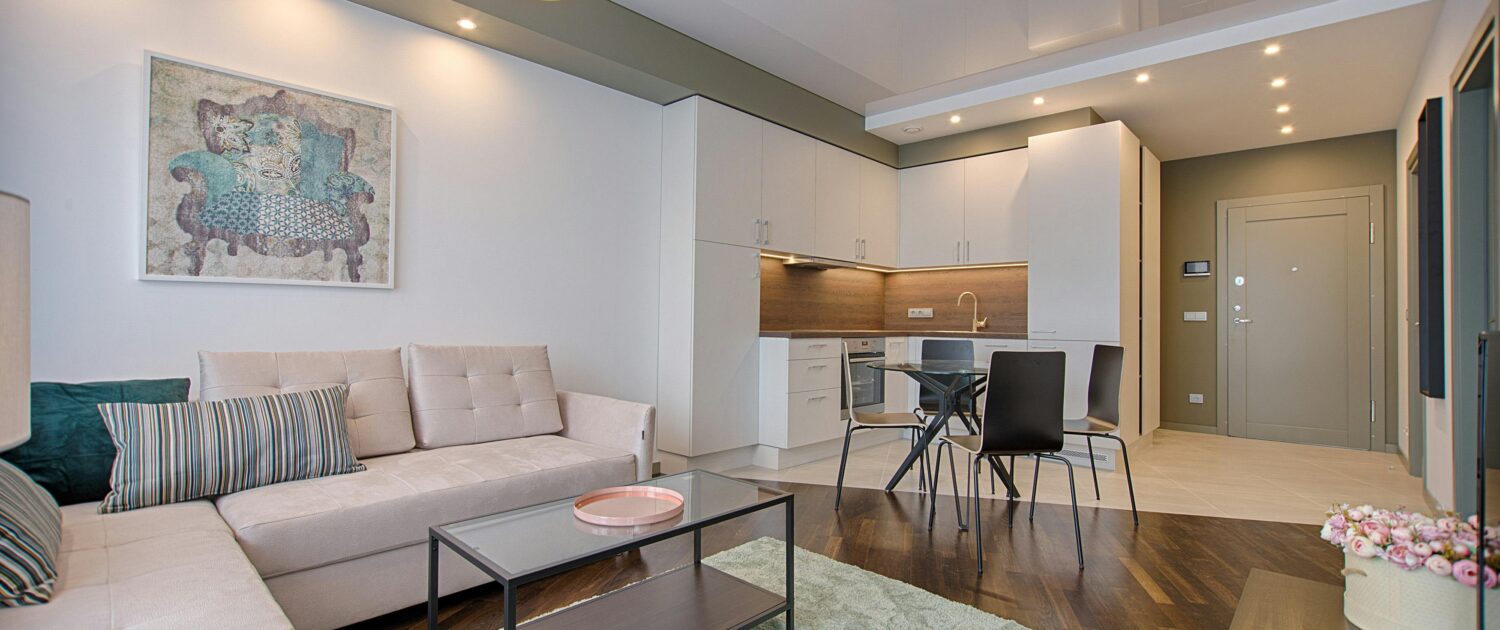 comedor de un apartamento de vacaciones en Finestrat