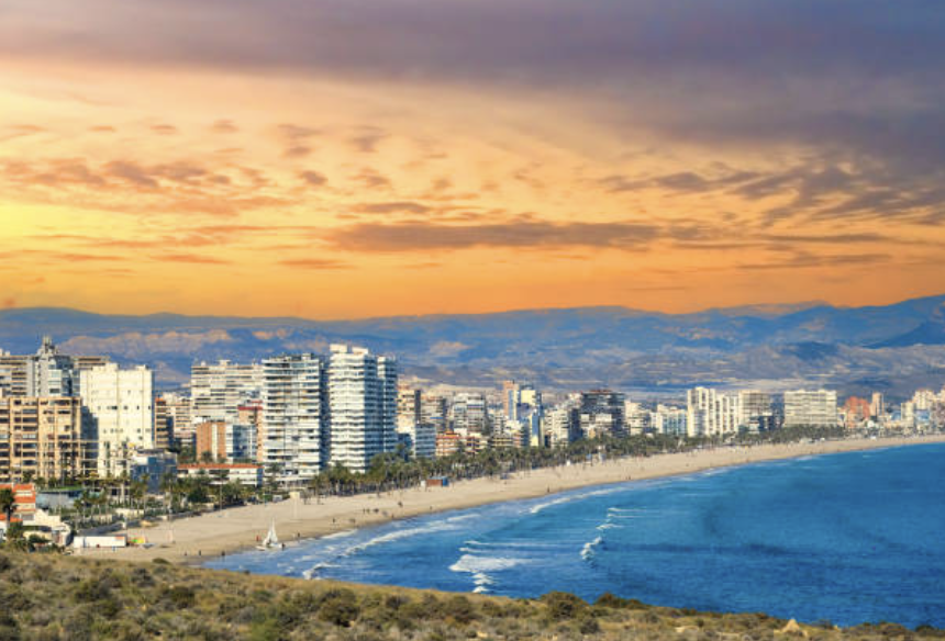 atardecer en Alicante