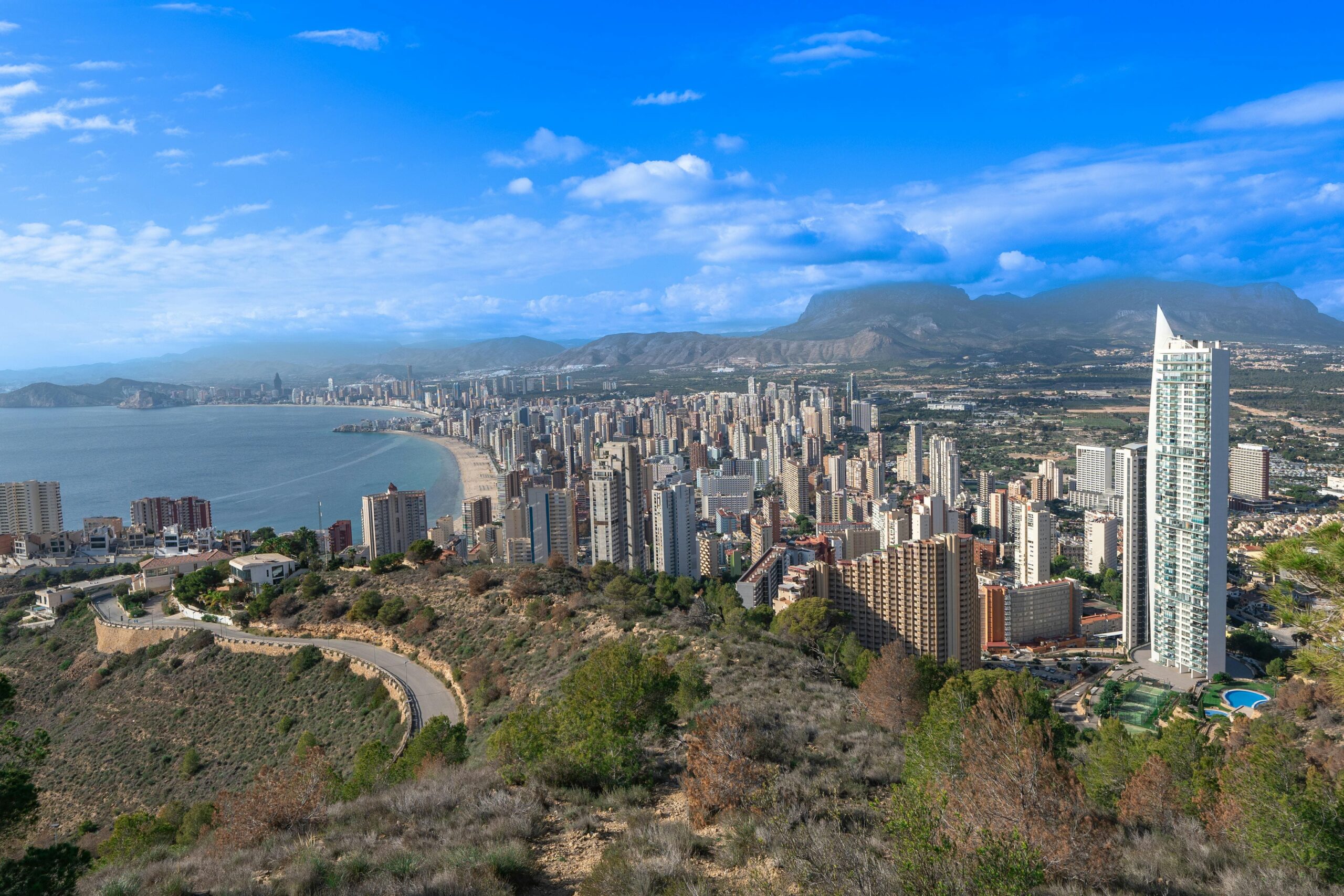 vistas de benidorm desde mirador