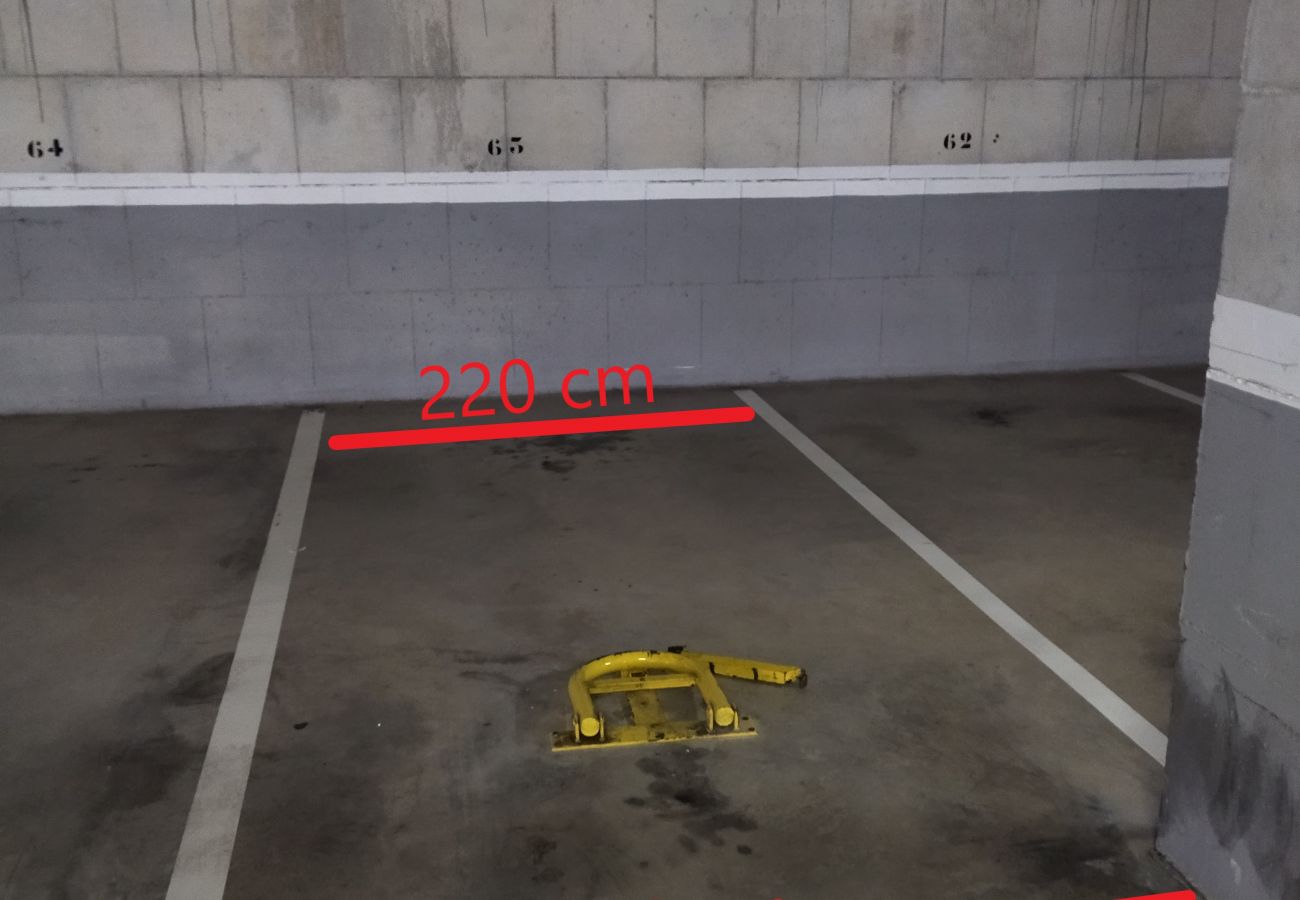 Private parking space of the holiday flat in Finestrat